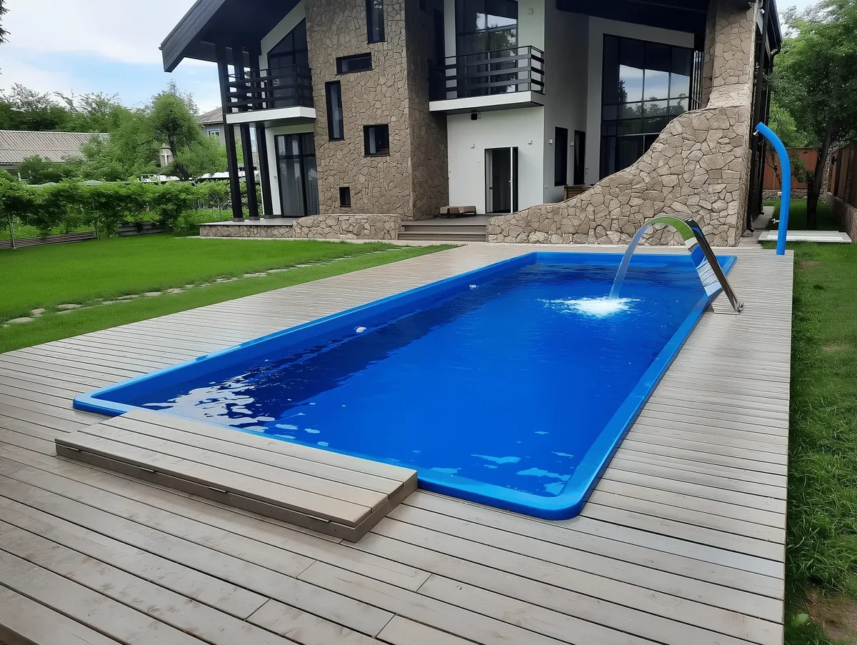 Композитный бассейн Laguna 9 — вид сверху в Уфе