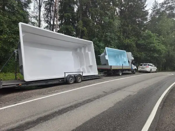 Доставка бассейна в Уфе